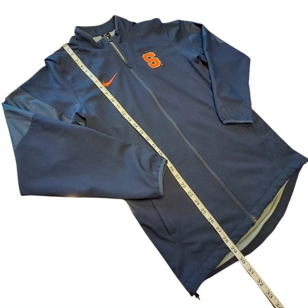 Nike Syracuse Orange Dri Fit Track Jacket Men's Small Full Zip Athletic